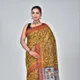 Mustard Yellow__The Ajrakh Saree