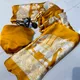 Mustard Yellow Elephant Print Saree__Navinya Vastra