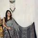 Black__The Ajrakh Saree