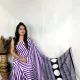Purple__The Ajrakh Saree