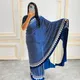 Blue__The Ajrakh Saree