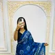 Blue__The Ajrakh Saree