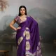 Purple__The Ajrakh Saree
