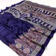 Blue__The Ajrakh Saree