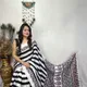 White__The Ajrakh Saree