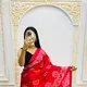 Red__The Ajrakh Saree