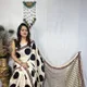 Beige__The Ajrakh Saree