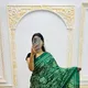 Green__The Ajrakh Saree