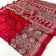 Red__The Ajrakh Saree