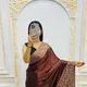 Brown__The Ajrakh Saree
