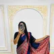Blue__The Ajrakh Saree