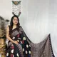 Black__The Ajrakh Saree