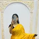 Yellow__The Ajrakh Saree