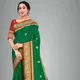 Green & Red__Peacock Sarees