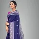 Navy Blue__Peacock Sarees