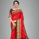 Red Black__Peacock Sarees