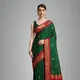 Green Red__Peacock Sarees