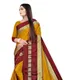 Mustard Yellow Maroon__Peacock Sarees