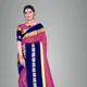 Baby Pink & Sky Blue__Peacock Sarees