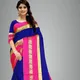 Navy Blue & Pink__Peacock Sarees