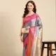 Grey Pink__Peacock Sarees