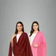 Pink & Maroon__Bahuman Clothing