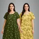 Dark Green & Yellow__Bahuman Clothing