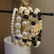 White, Black, Cream and Golden