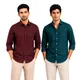 Burgundy & Dark Teal Green__Arvest
