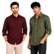Burgundy & Olive Green__Arvest