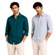 Dark Teal Green & Dusty Blue__Arvest