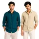 Dark Teal Green & khakhi__Arvest