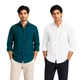 Dark Teal Green & White__Arvest