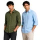 Olive Green & Sky Blue__Arvest