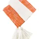 Orange & White__Fashion Throw