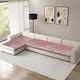 Rose Pink Bloom Motif__Fashion Throw
