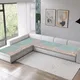 Sage Green Bloom Motif__Fashion Throw