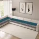 Teal Vine Dots__Fashion Throw