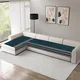 Teal Damask__Fashion Throw