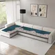 Teal Bloom Motif__Fashion Throw