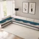 Teal Bloom Motif__Fashion Throw