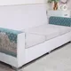 Turquoise Bloom Motif__Fashion Throw