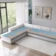 Turquoise Bloom Motif__Fashion Throw