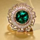 ROSE GOLD, EMERALD__Diamond Beauty