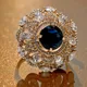 ROSE GOLD, BLUE SAPPHIRE__Diamond Beauty