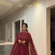 MAROON__Banarasi Saree Hub