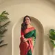BOTTLE GREEN__Banarasi Saree Hub