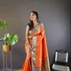 Orange__Banarasi Saree Hub