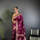 Wine__Banarasi Saree Hub