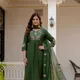 GREEN__Banarasi Saree Hub